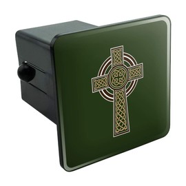 GRAPHICS & MORE Celtic Christian Cross Irish Ireland Tow Trailer Hitch Cover Plug Insert 2"