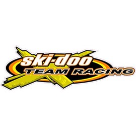 Ski-doo Racing Large Version 3-14" X 4.5" Decal