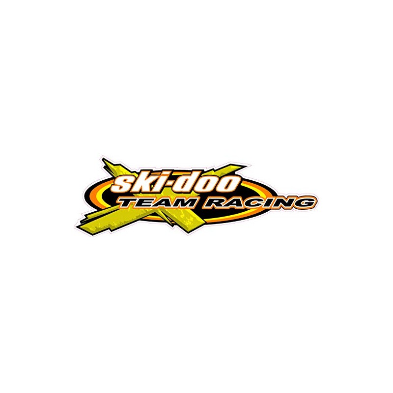 Ski-doo Racing Large Version 3-14" X 4.5" Decal