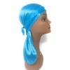 Dream Deluxe Du-Rag Light Blue Smooth & Thick, Stretchable, Wrinkle