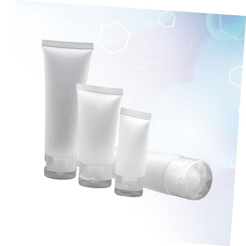 Ipetboom 4pcs Empty Lotion Travel Bottle Screw Top Pump for