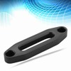 6inch Black Aluminum Hawse Fairlead for Synthetic Winch Rope Cable