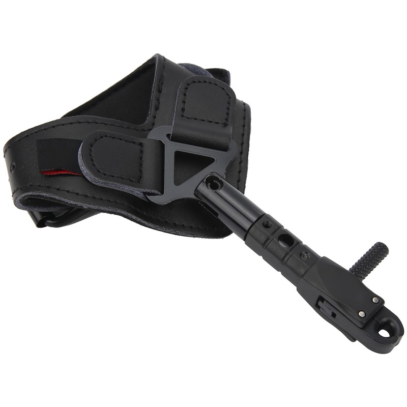 Wrist Strap Bow Release Aid Adujustable PU Outdoor Hunting Arrow