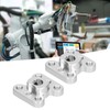 2Pcs Flange Shaft Coupling Aluminium Alloy 6mm D Hole Light