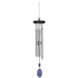 Woodstock Chimes Woodstock Chakra Chime - Lapis, Silber-Schwarz