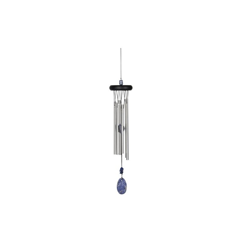 Woodstock Chimes Woodstock Chakra Chime - Lapis, Silber-Schwarz