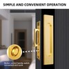 youthua Recessed Finger Flush Pulls with Edge Pull, Sliding Barn