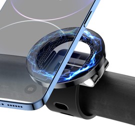 CloudValley Baby Stroller Smartphone Holder, Compatible with MagSafe, Improved Security, One-Handed Operation, Quick Installation, Strong Magnetic Force, Anti-slip, Compatible with All Models