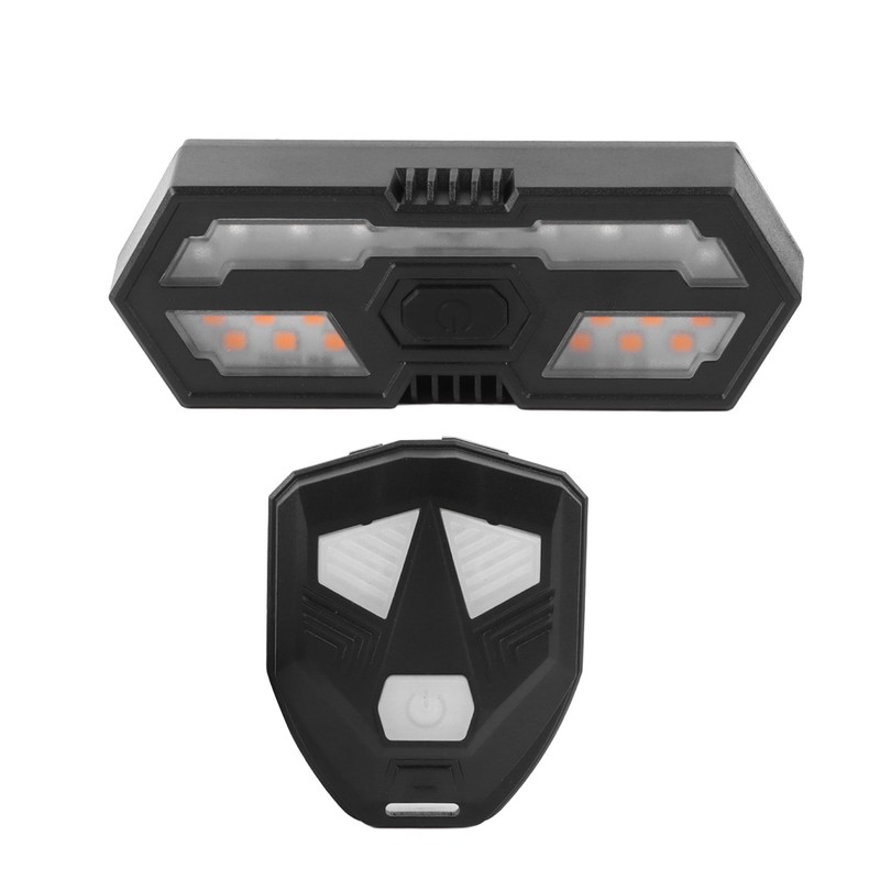 Bike Tail Light Wireless Remote Control Safety Bicycle Night Riding