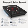 Portable Induction Cooktop, 110V Countertop Single Burner - 8 Power