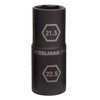 Steelman Pro 1/2-Inch Drive 6-Point Thin Wall 21.5mm x 22.5mm