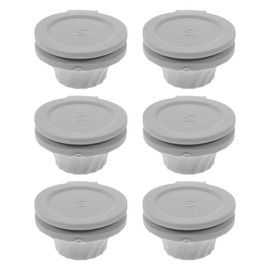Beaupretty Flip-Top Replacement Caps 6-Pack Leakproof Bottle Caps for Shampoo Conditioner and Kitchen Condiment Bottles Easy Inverted Design for Controlled Liquid Dispensing