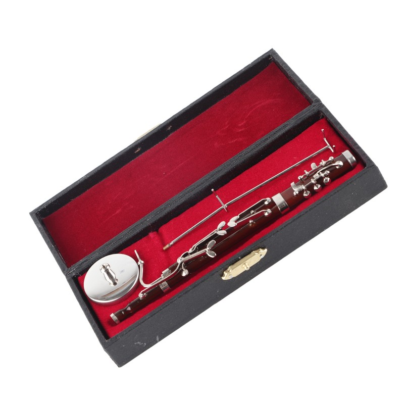 Basson Ornaments Miniature Decoration Mini Musical Instrument Model Gift Craft