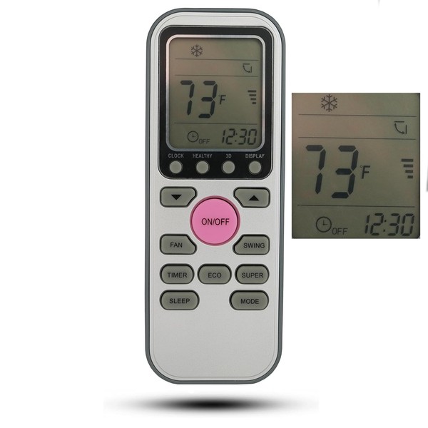 Replacement Remote Control GYKQ-36 Compatible for TCL AC Air Conditioner