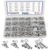 Tnisesm 700Pcs Nuts and Bolts 304 Stainless Steel Assortment Kit
