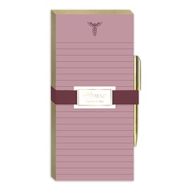 Lady Jayne Nurse Icons Caduceus Magnetic List Pad With Pen (80958)