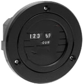 Trumeter 711-0160, Meter, Hour; 115 VAC; 3 W (AC), 1.2 W (Max.) (DC); 60 Hz; Screw; Panel