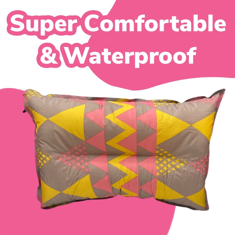 eBoutik - Portable, Lightweight, Inflatable Camping Pillow Cushion - Luxury