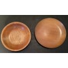 Handmade Signed R. Hine Hand turned Cherry Wood Bowls, 1