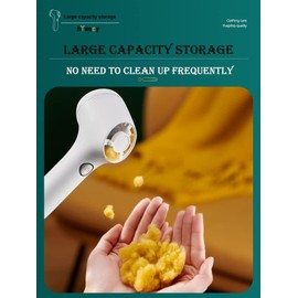 Fabric Shaver and Lint Remover - Rechargeable Fabric Remover, Sweater Shaver for Clothes and Furniture Adapter or Sweater Shaver Removing Fleece Fuzz (White)