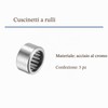 Kozelo 5pz HK1612 Ago Rotolo Cuscinetti - [16mm x 22mm