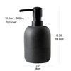 Soap Dispenser Set, Black, Hand Soap Dispenser for Bathroom, Elegant