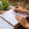 Manta Makes Wedding Guest book | wooden rustic guestbook |