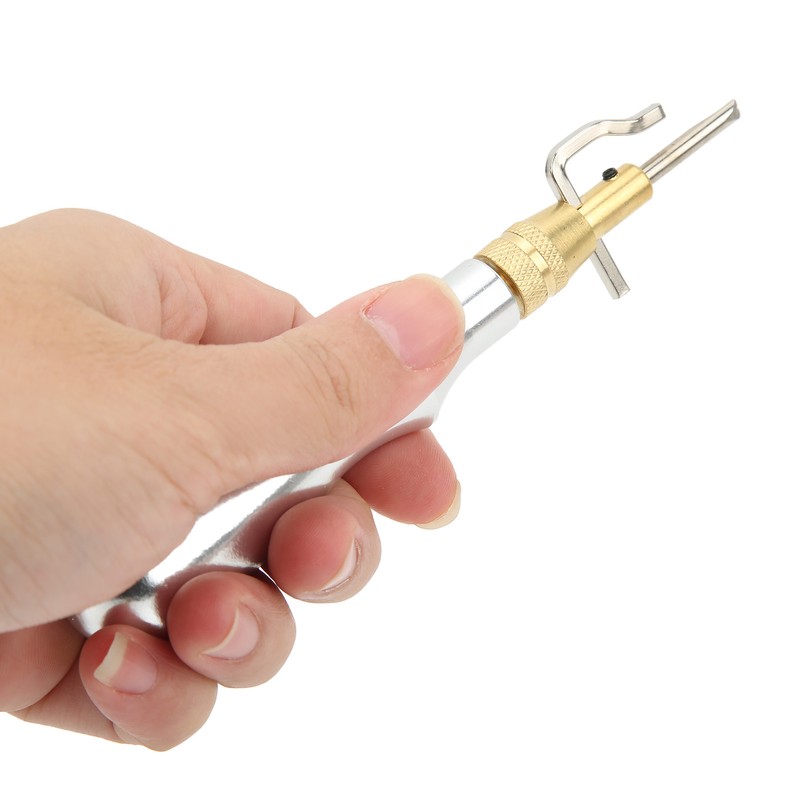5 in 1 Leather Groover Multifunctional Aluminum Handle Stitching Groover