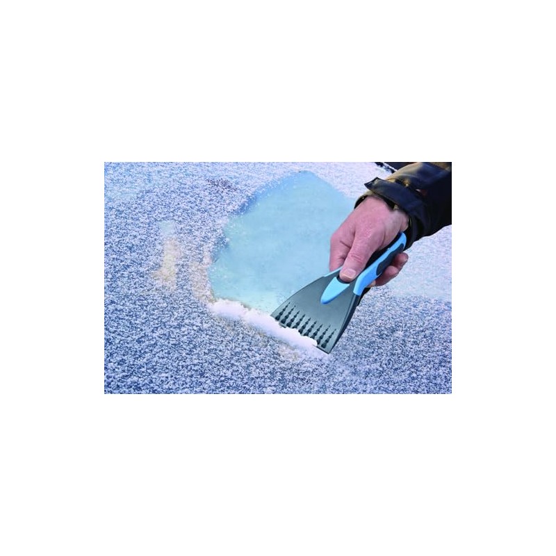 Bosmere Winter Care Windscreen Ice Scraper with Soft Grip, Multi-Coloured,