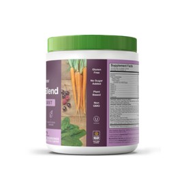 Amazing Grass Greens Blend Antioxidant: Super Greens Powder Smoothie Mix with Organic Spirulina, Beet Root Powder, Elderberry, Bilberry, Prebioitics & Probiotics, Sweet Berry, 30 Servings