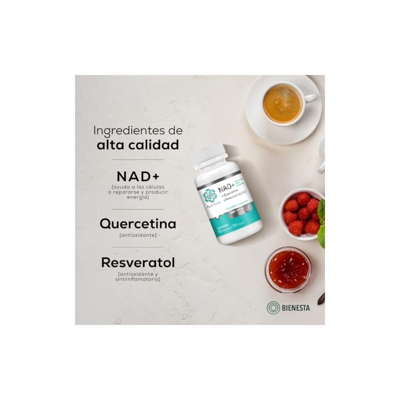 Fort Core - NAD+ 500mg + Quercetina + Resveratrol |
