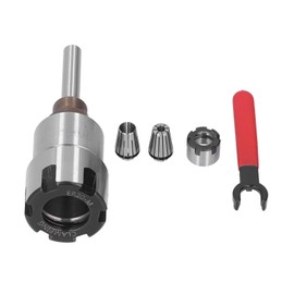 5Pcs set Router Bit Extension Rod Collet Extension Chuck Converter ER20 Spring Collet Set ER20M Wrench Nut(6.35mm 1/4in Shank )