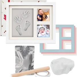 Hand Print Stamp, Foot Shape Stamp, Paw Stamp, Photo Frame, Photo Frame, Baby, Newborn, Dog, Cat, Pet, Growth Record, Keepsake Memorial Goods, Baby Shower, Ink, Hands & Feet, Paw Shape, Birthday