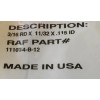 Unbranded [10 Pack] 3/16” OD 11/32” Long Zinc Plated Brass