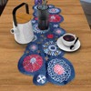 CAIT CHAPMAN HOME COLLECTION Spectacular Festive Flowering Fireworks Printed Easy-Care