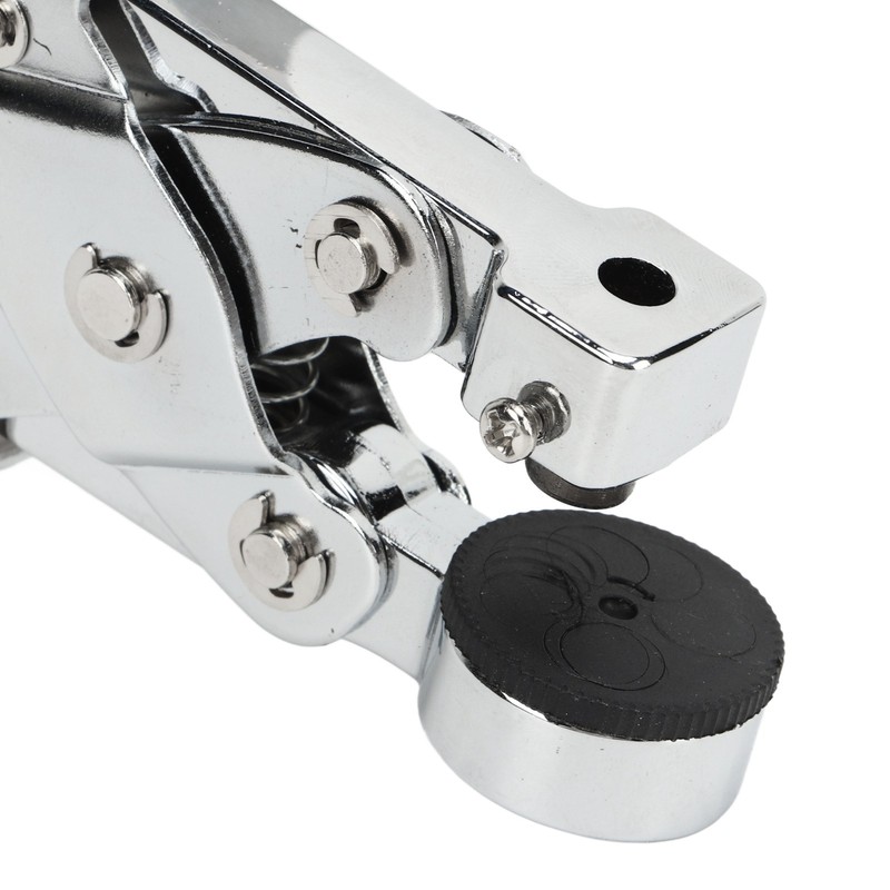 Hole Punch Plier Zinc Alloy Sliver Handheld Paper Puncher Tool