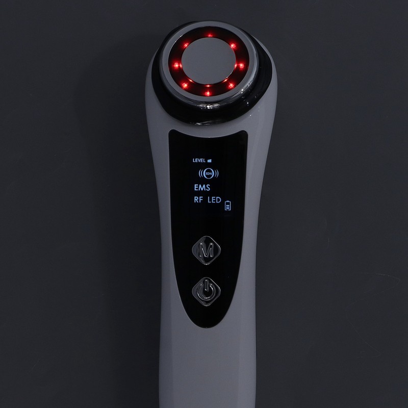 RF Face Beauty Machine Red Blue Lighting Skin Lifting Microcurrent