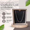 Love You This Much Promise Cuban Chain Necklace for Him,