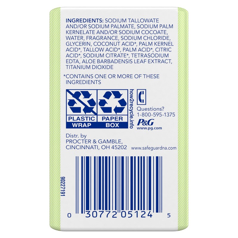 Safeguard Micellar Deep Cleansing Bath Bar Soap, Washes Away 99