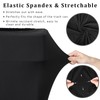 BSTKEY 23 Gallon Stretch Spandex Trash Can Cover, 2 Pack