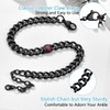 PROSTEEL Beach Anklet Black Cuban Chain Ankle Braclet Bracelet October