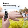 Ultrasonic Mosquito Repellent Watch Silica Gel Rechargeable LED Digital Step