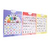 3pcs Sound Educational Posters Preschool Learning Poster Parent Child Interaction