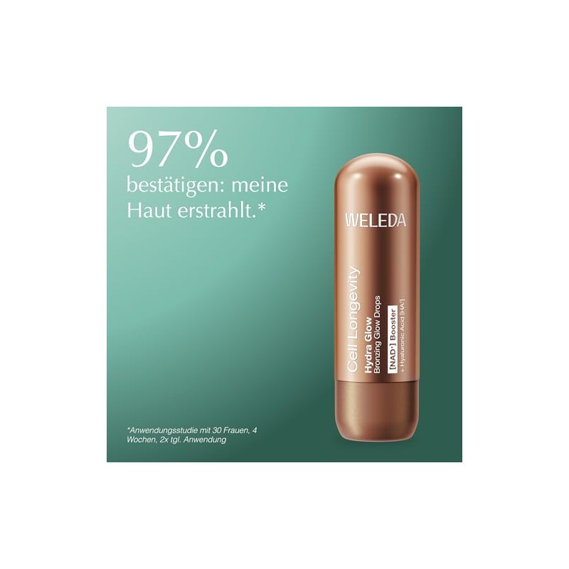 WELEDA Cell Longevity Hydra Glow Bronzing Glow Drops Face Care