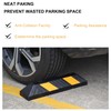 OrangeStar 21" Rubber Parking Curbs, Heavy Duty Garage Floor Wheel