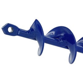 Tivoly • Earth Auger for Drill • Diameter 40 mm & L220 mm • Stainless Steel • Hexagonal Shank Diameter 8 mm • Garden Wick • Quick and Easy Drilling of Soil • For Planting Flowers and Shrubs