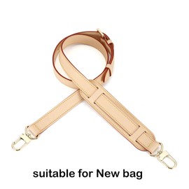 Senral Non Tanned Vachetta Leather bandouliere Strap for Keep All 45 50 55 Speedy 40 Luggage Leather Strap