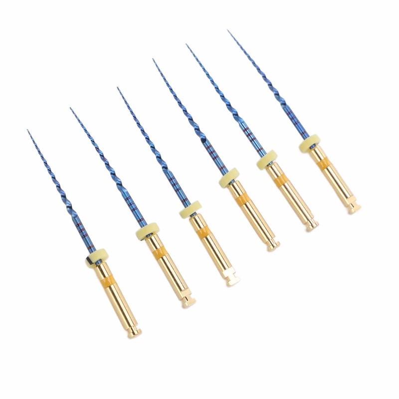 6pcs F1 Endodontic Canal Files Stretchy Metal Portable Rustproof Endodontic