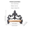 Antique Cast Iron Rustic Toilet Roll Holder Wall-Mounted Paper Holder