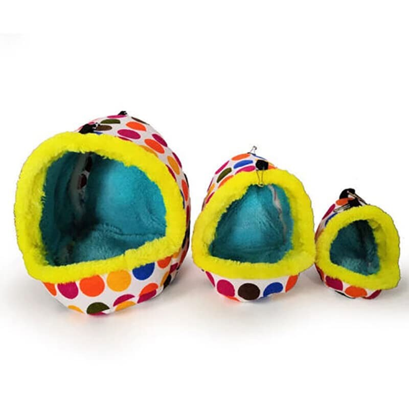 Bird Parrot Hammock Pet Sleep Cotton Nest Hang Cave Cage